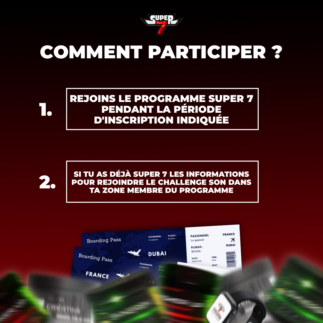 Challenge SUPER7 - Dernière ligne droite