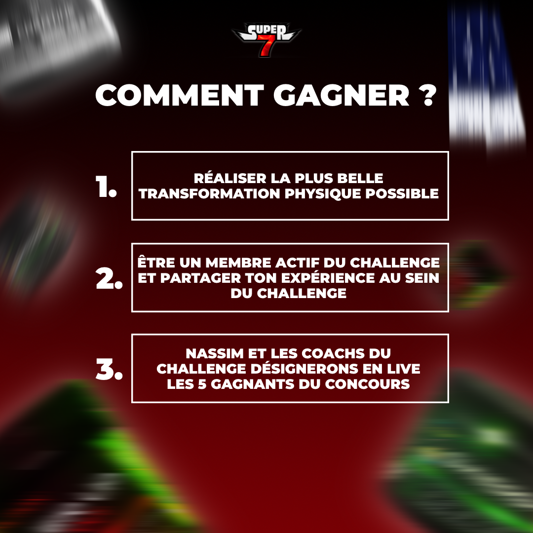 Challenge SUPER7 - Dernière ligne droite