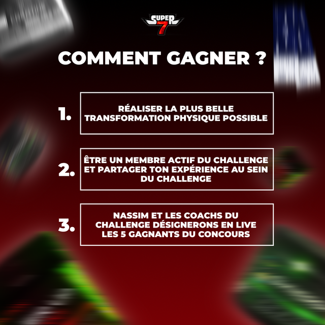 Challenge SUPER7 - Dernière ligne droite